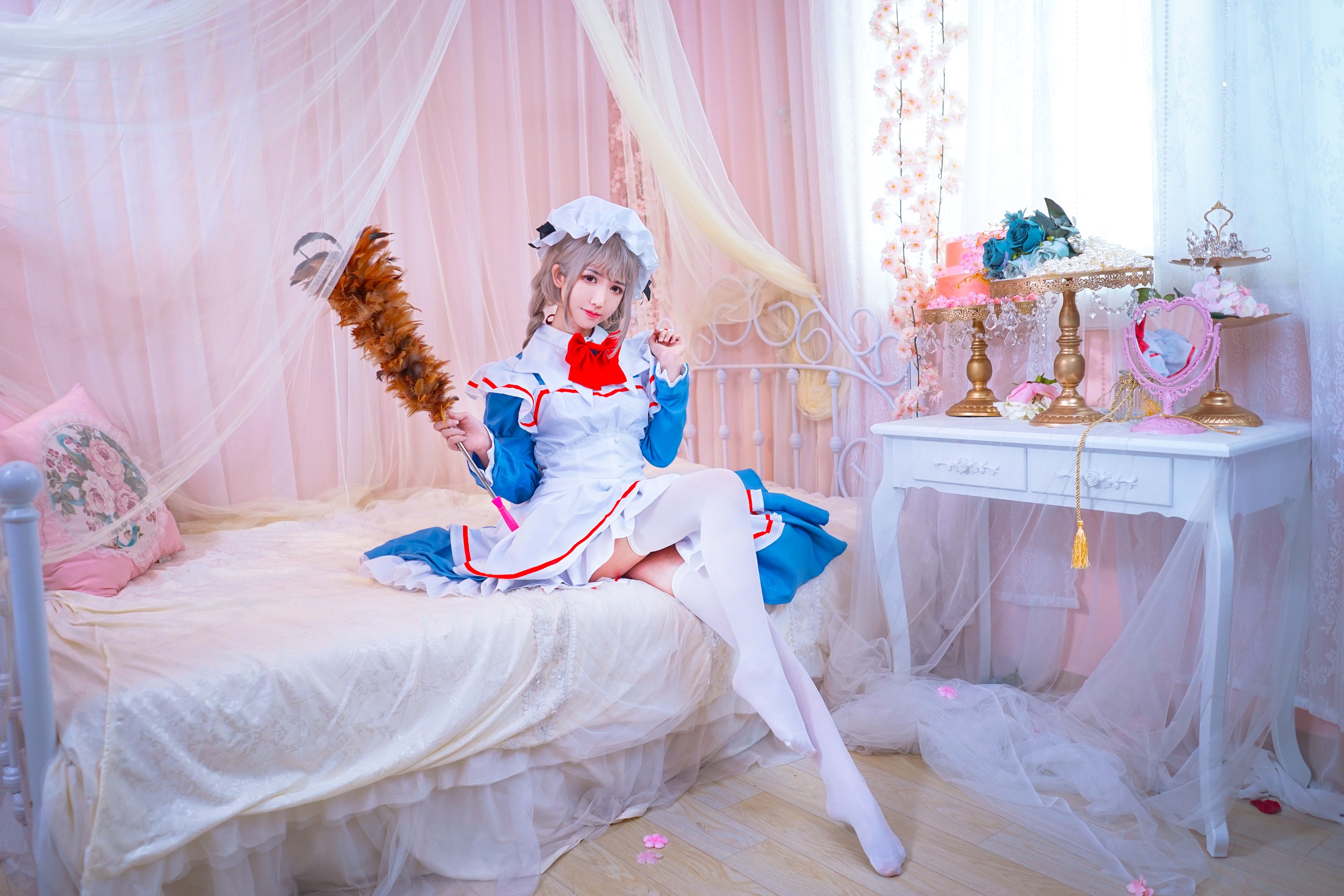 图片[1]-鳗鱼霏儿 – NO.004 翠之海 灰奈 [20P]-XikXak